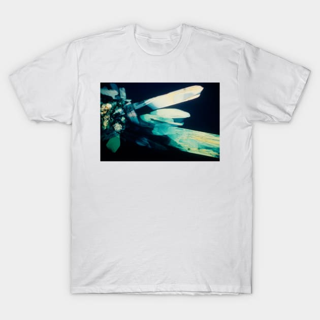 Light micrograph of methionine crystals (A610/0063) T-Shirt by SciencePhoto